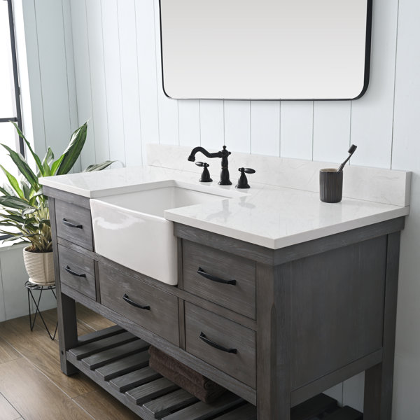 Greyleigh™ Mexborough 54'' Freestanding Single Bathroom Vanity with